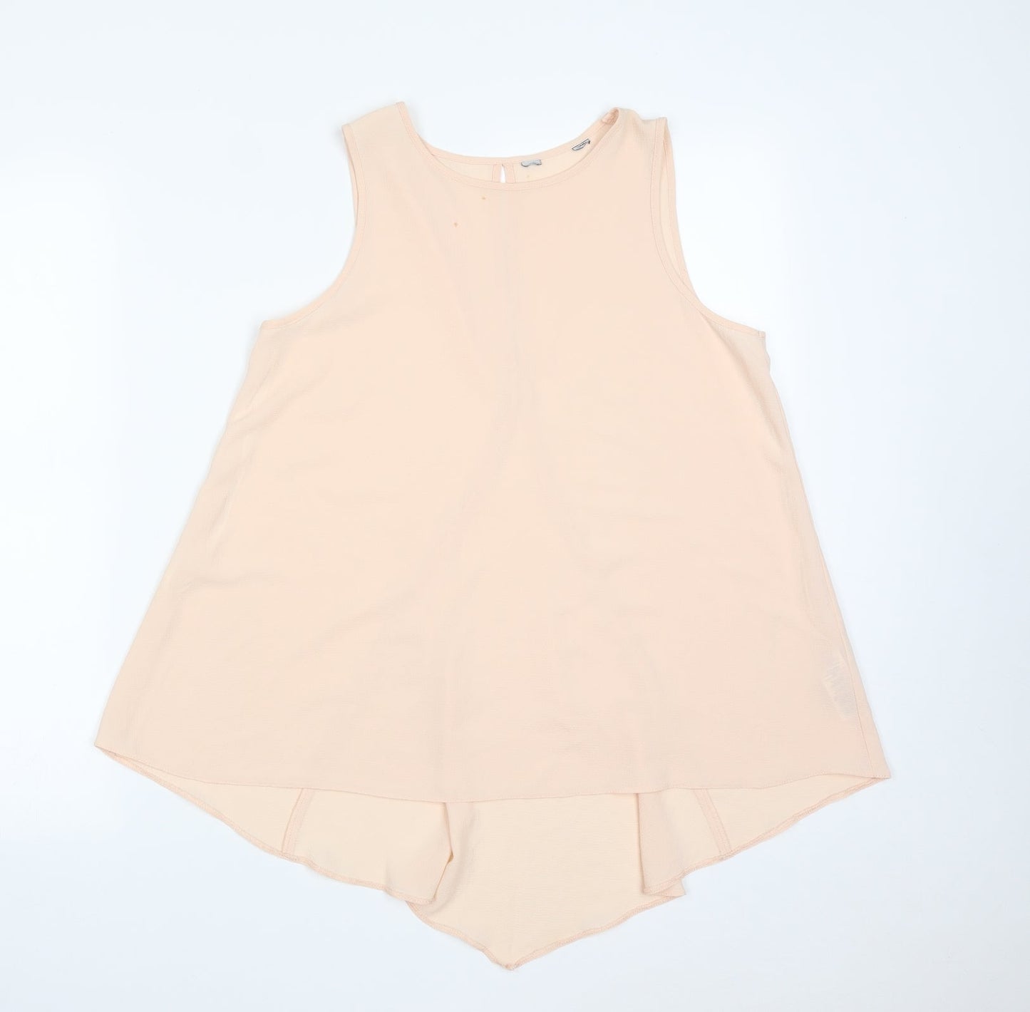 Womens UK Size 12 Dorothy Perkins Pink Basic T-Shirt