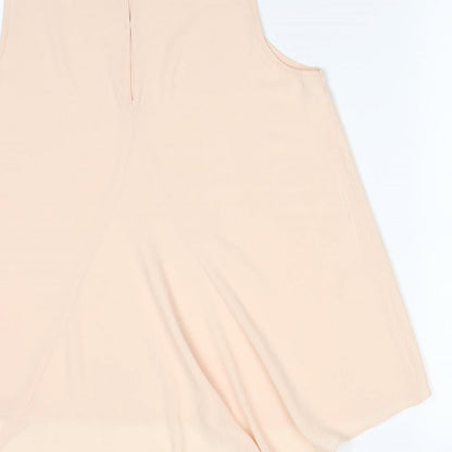 Womens UK Size 12 Dorothy Perkins Pink Basic T-Shirt