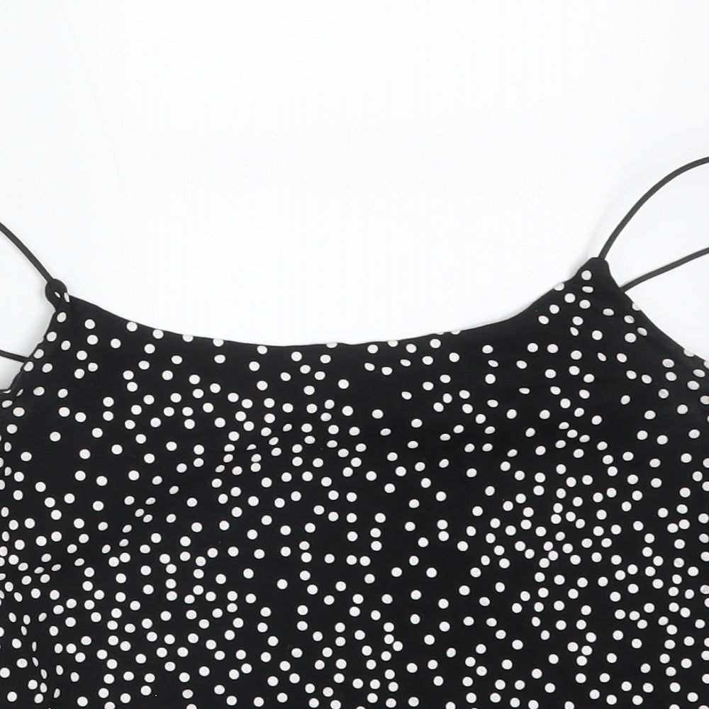 Primark Womens Black Polka Dot  Camisole T-Shirt Size XS