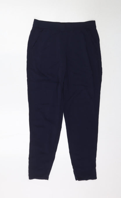 Womens UK Size 8 H&M Regular Fit  Blue Trousers