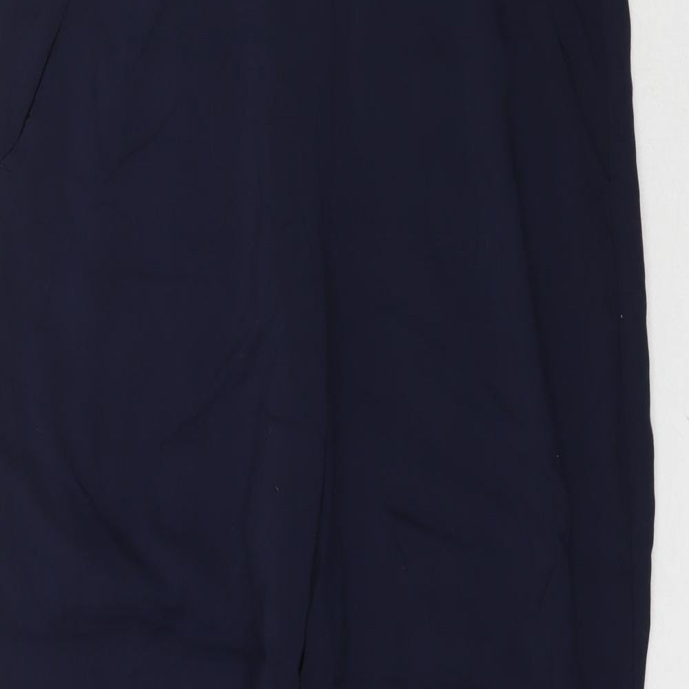 Womens UK Size 8 H&M Regular Fit  Blue Trousers