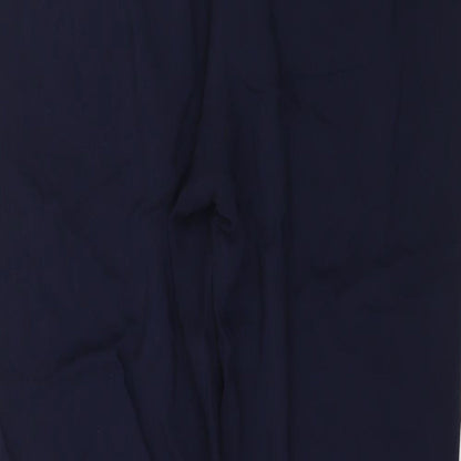 Womens UK Size 8 H&M Regular Fit  Blue Trousers