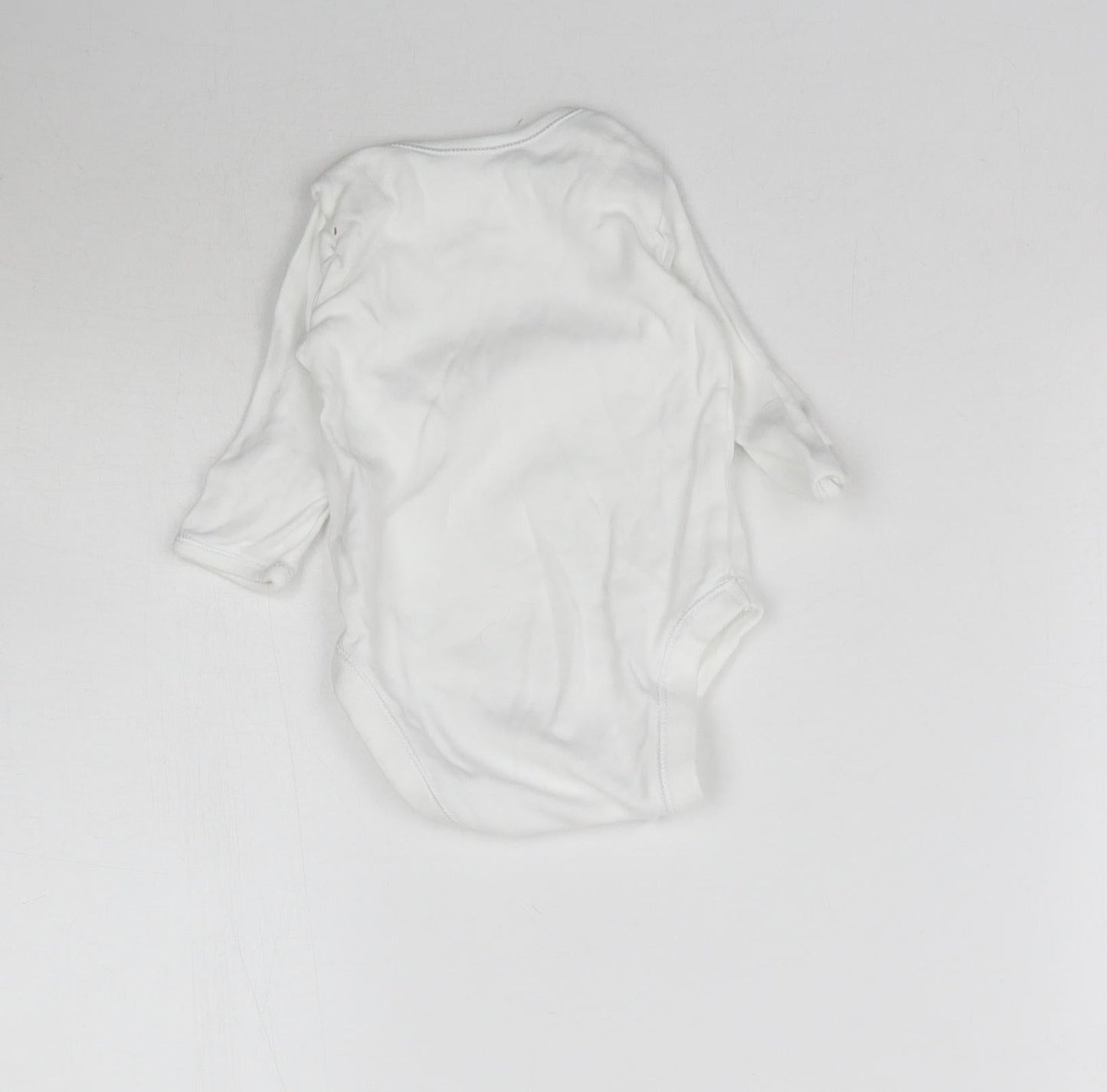 Mothercare Baby White   Babygrow One-Piece Size 0-3 Months