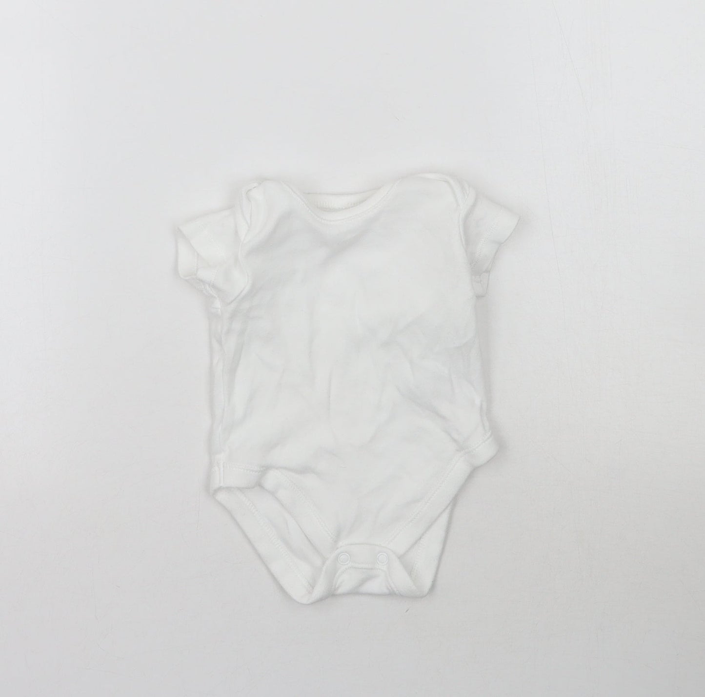 Nutmeg Baby White   Babygrow One-Piece Size 0-3 Months