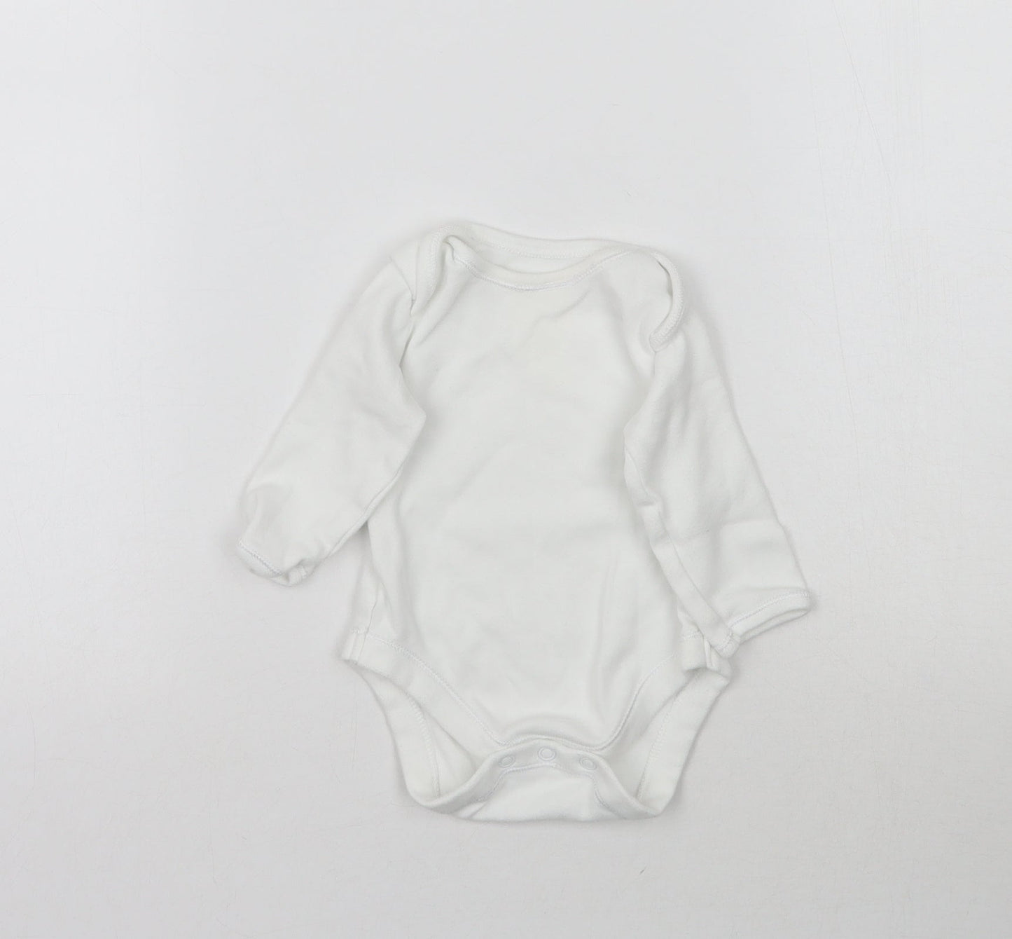 Mothercare Baby White   Babygrow One-Piece Size 0-3 Months