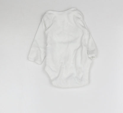 Mothercare Baby White   Babygrow One-Piece Size 0-3 Months