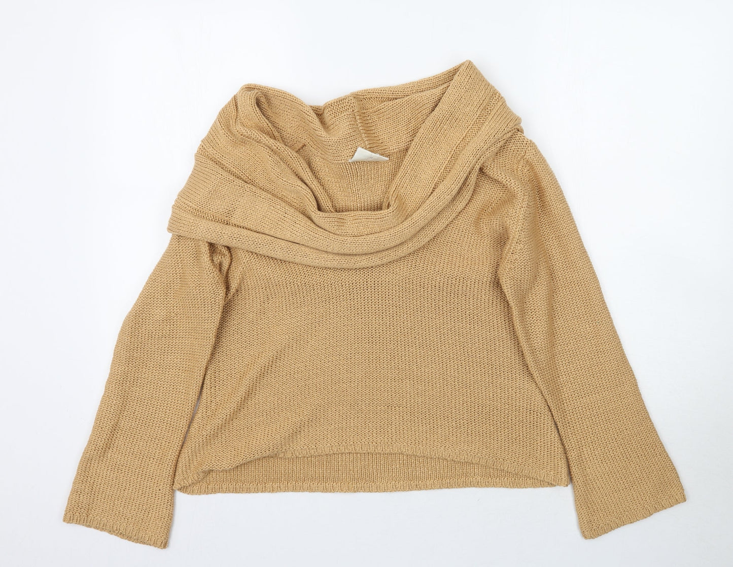 Womens UK Size M Off shoot Beige Pullover Jumper