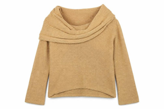 Womens UK Size M Off shoot Beige Pullover Jumper