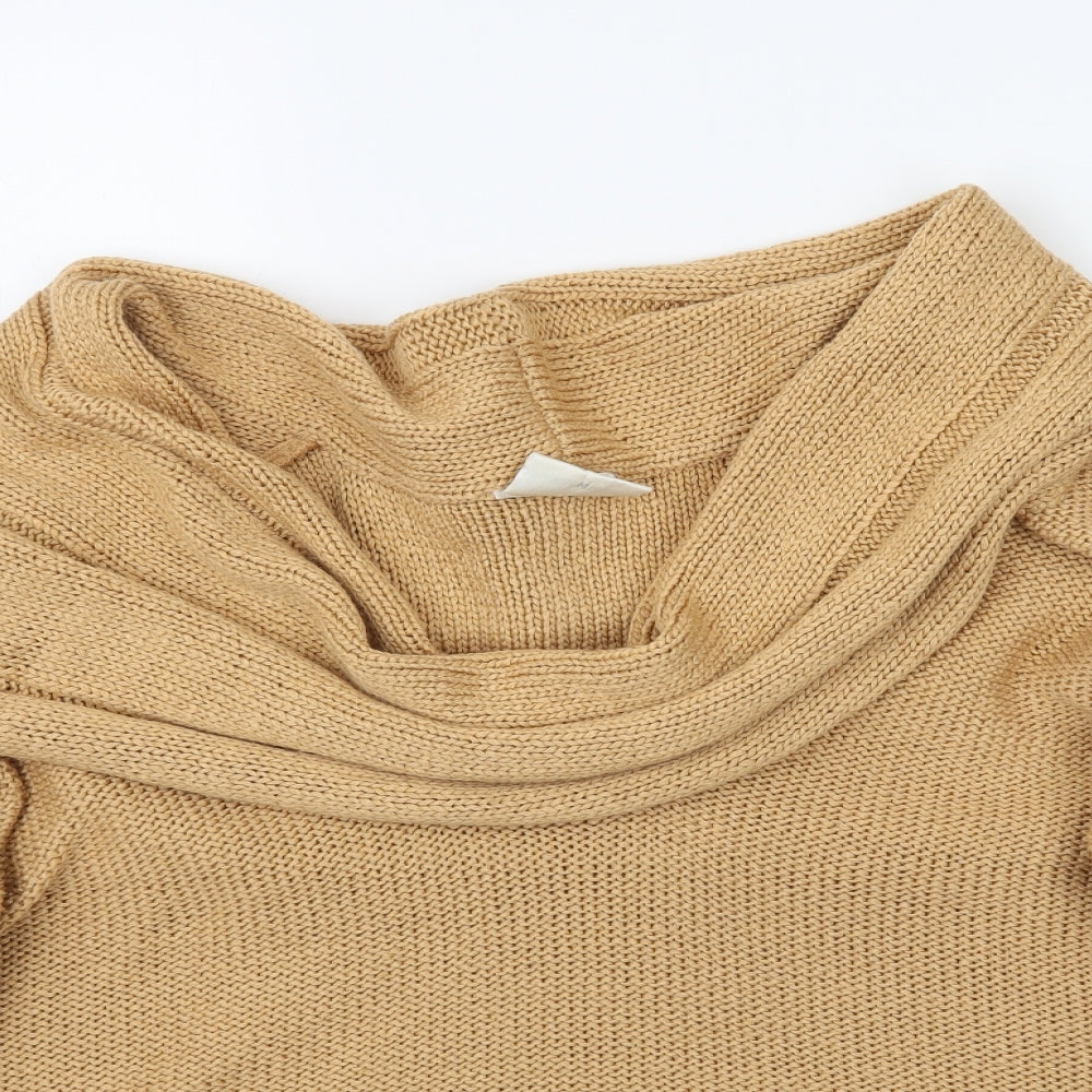 Womens UK Size M Off shoot Beige Pullover Jumper