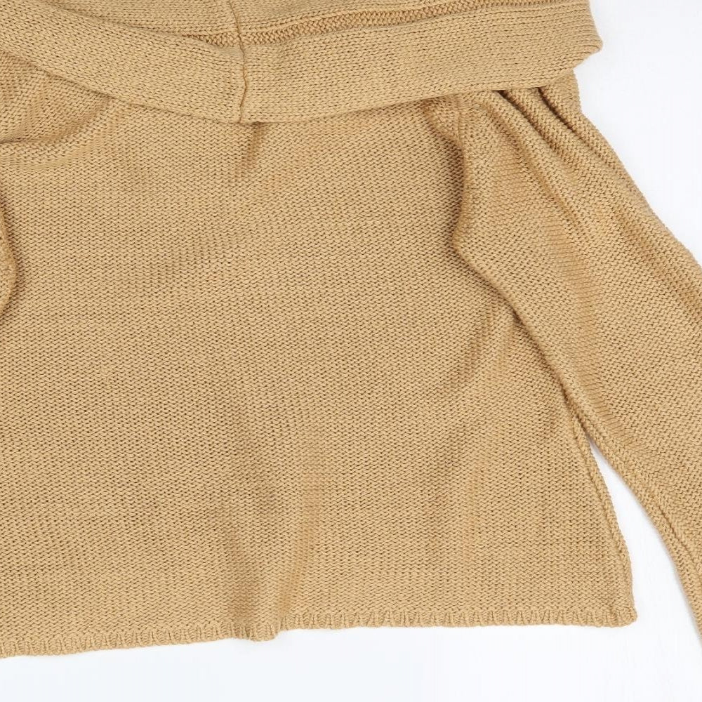 Womens UK Size M Off shoot Beige Pullover Jumper