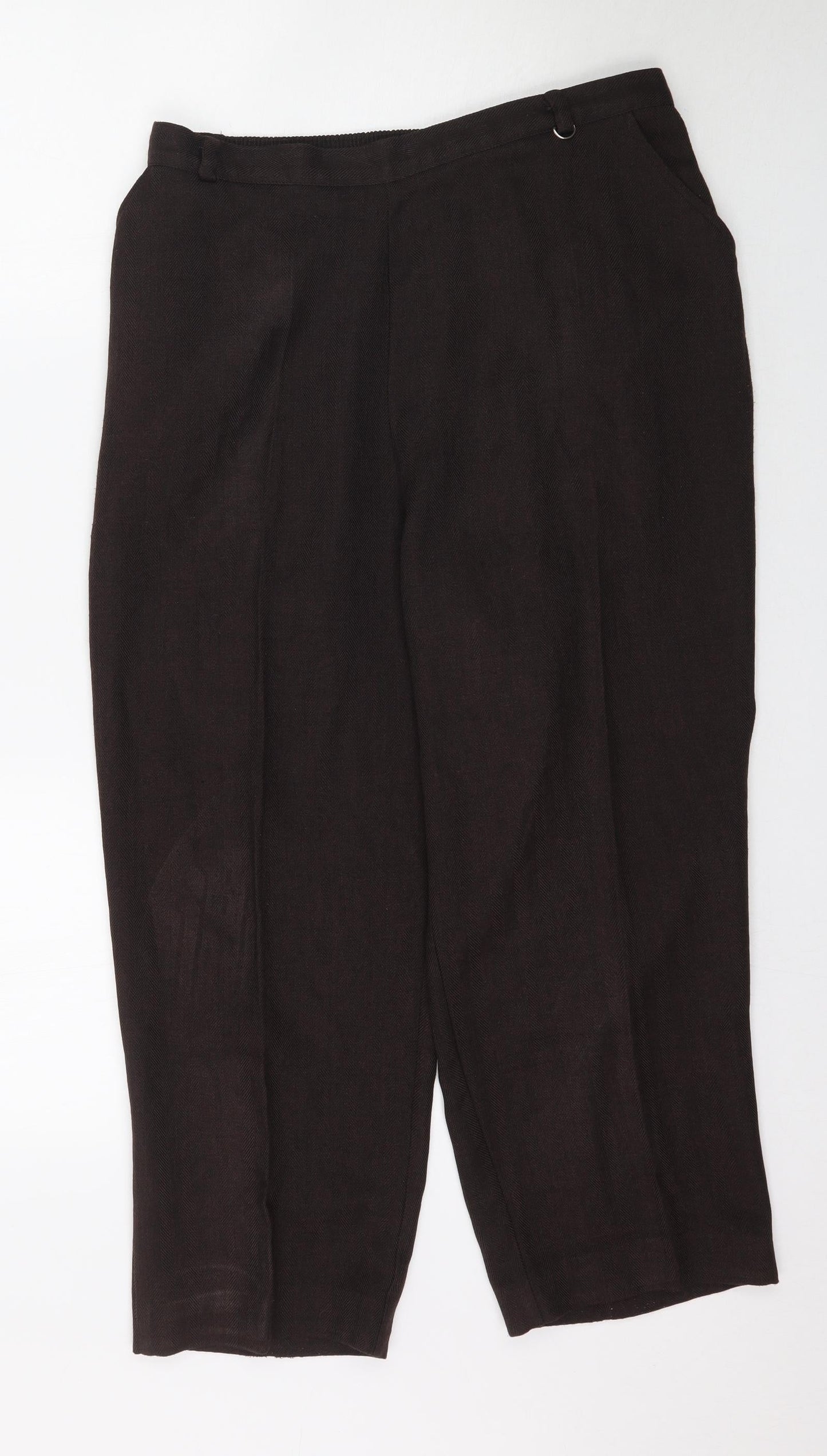 Autonomy Womens Brown   Trousers  Size 14 L24 in