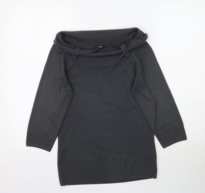Womens UK Size 10 Marks and Spencer Grey Pullover Jumper