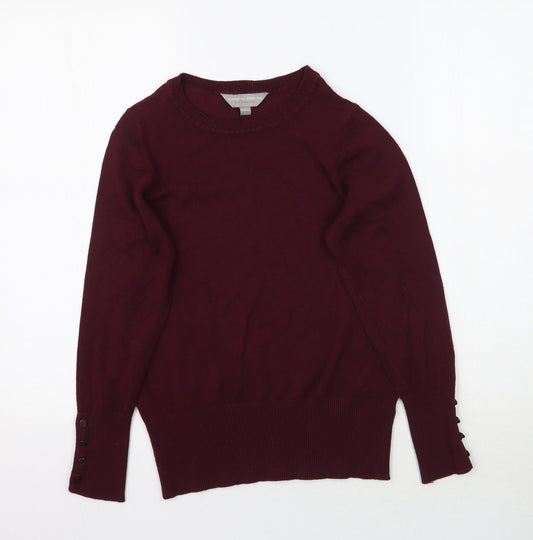 Womens UK Size 8 Dorothy Perkins Red Pullover Jumper