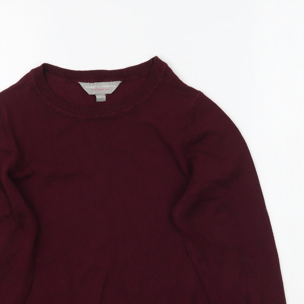 Womens UK Size 8 Dorothy Perkins Red Pullover Jumper