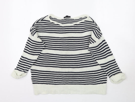 Womens UK Size 8 Topshop Multicoloured Pullover Jumper