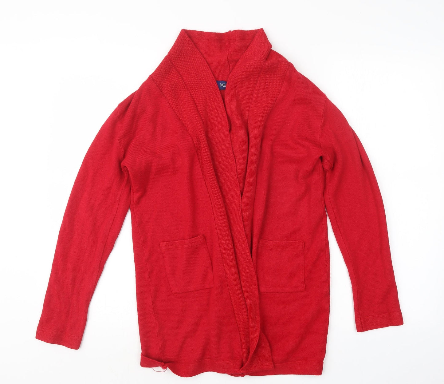 Mexe Womens Red  Knit Pullover Jumper Size S