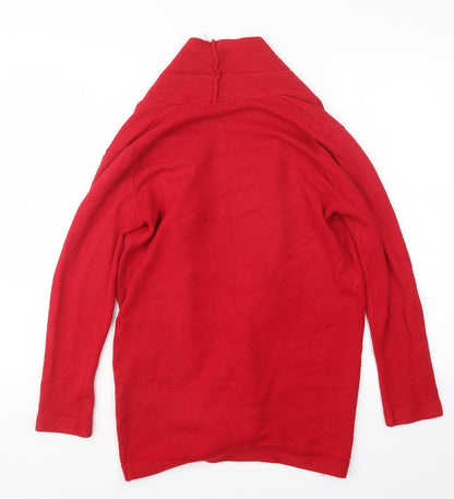 Mexe Womens Red  Knit Pullover Jumper Size S