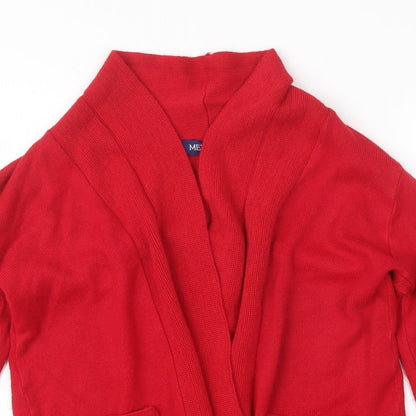 Mexe Womens Red  Knit Pullover Jumper Size S