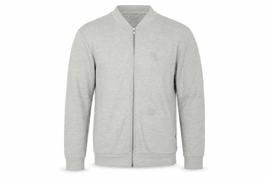 Front view of Avenue men’s grey jacket, size S