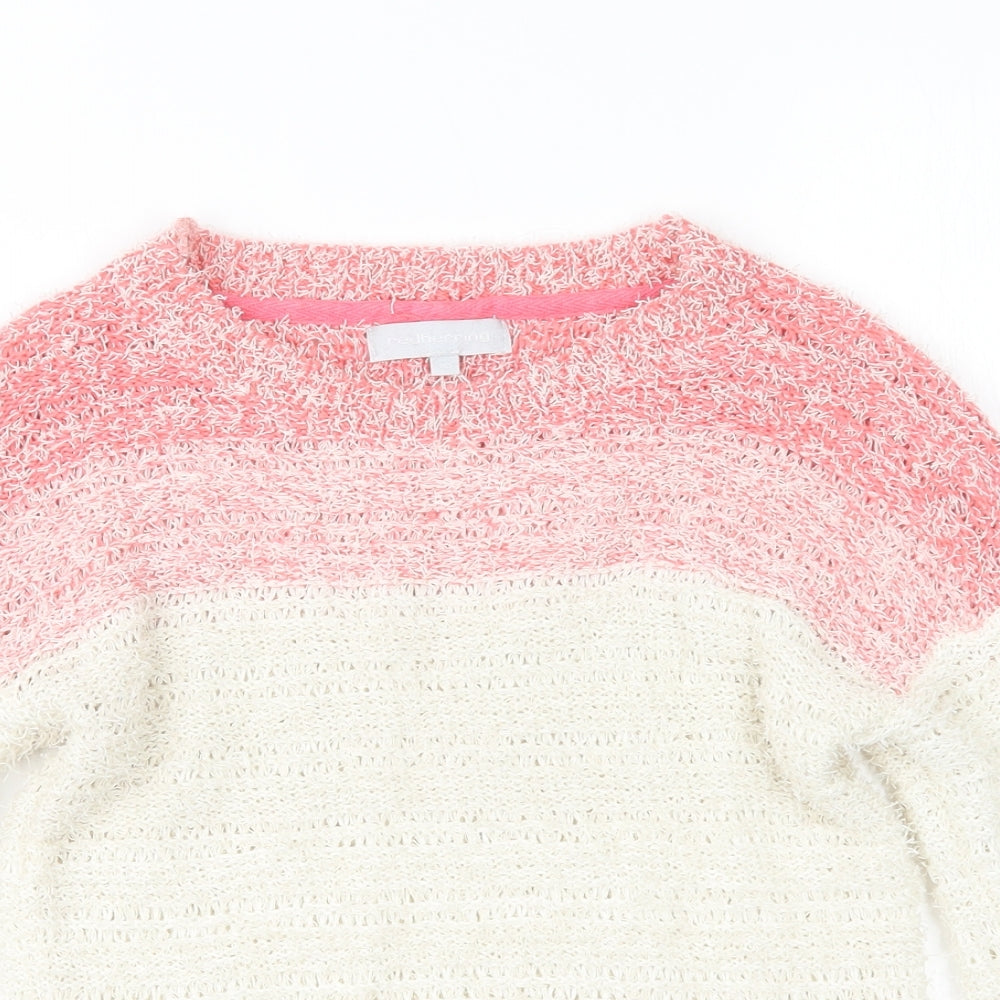 Womens UK Size 10 Red Herring Pink Pullover Jumper