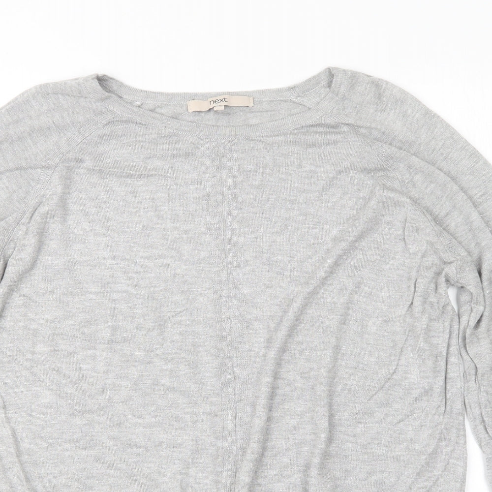 Womens UK Size 12 NEXT Grey Pullover Jumper