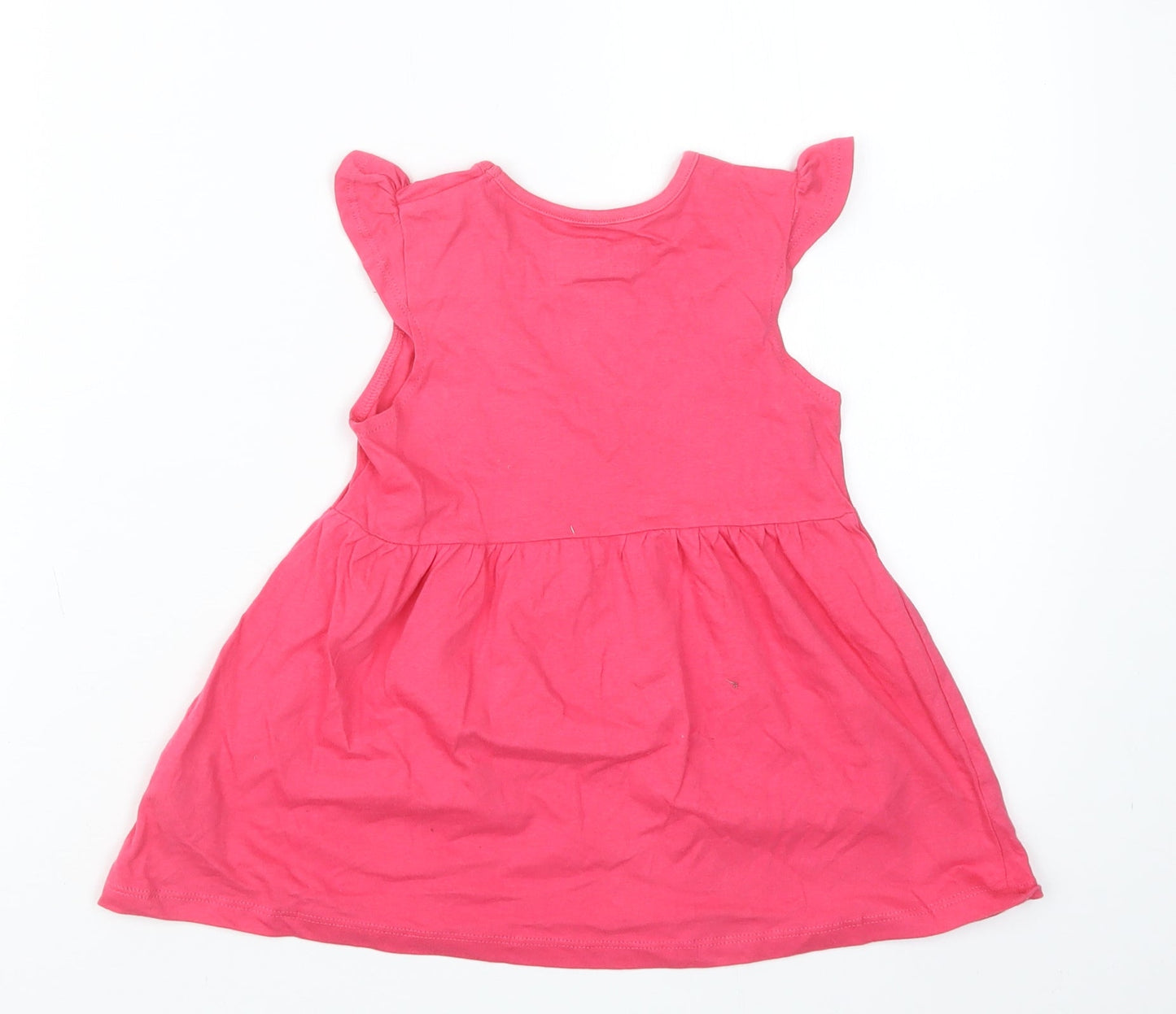 Primark Girls Pink   T-Shirt Dress  Size 12-18 Months