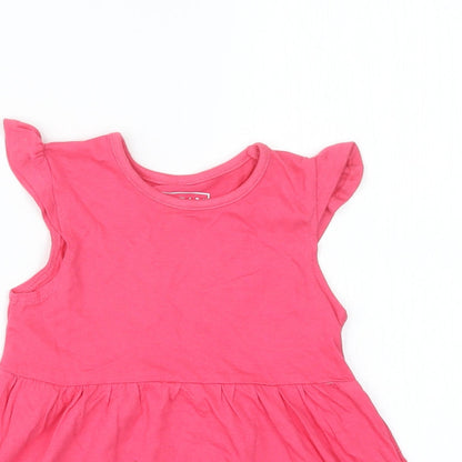 Primark Girls Pink   T-Shirt Dress  Size 12-18 Months
