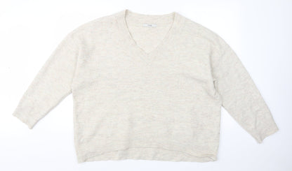 George Womens Beige  Knit Pullover Jumper Size XL