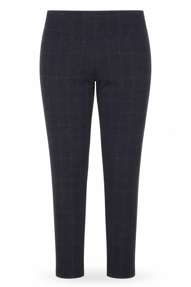 Womens UK Size 12 Nutmeg Regular Fit  Blue Trousers