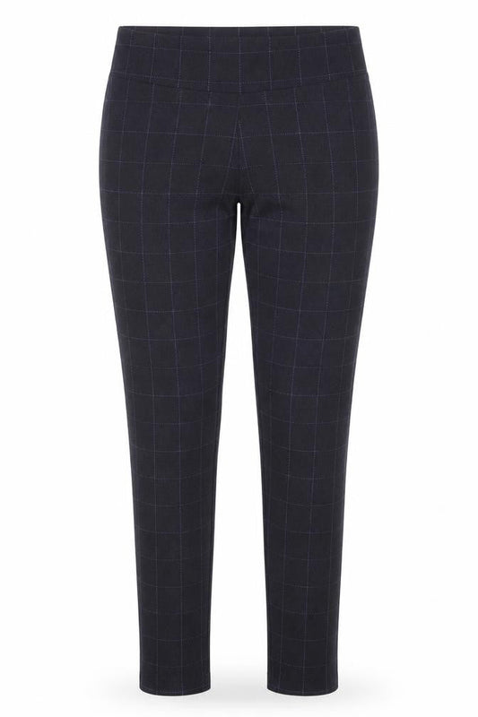 Womens UK Size 12 Nutmeg Regular Fit  Blue Trousers