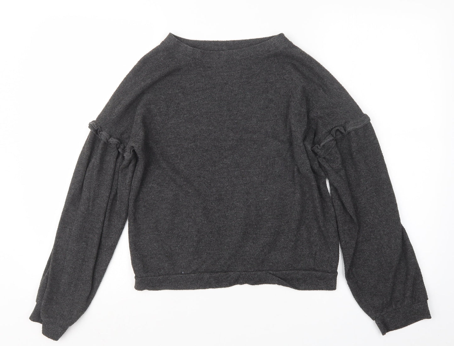Womens UK Size 6 Love to Lounge Grey Pullover Jumper