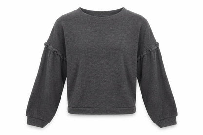 Womens UK Size 6 Love to Lounge Grey Pullover Jumper