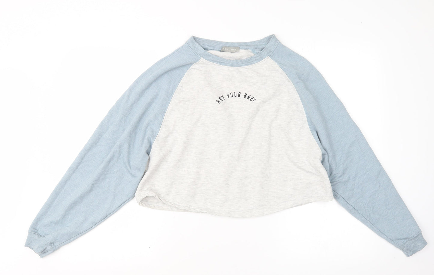 Womens UK Size S New Look Grey Pullover Jumper