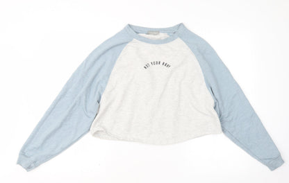 Womens UK Size S New Look Grey Pullover Jumper
