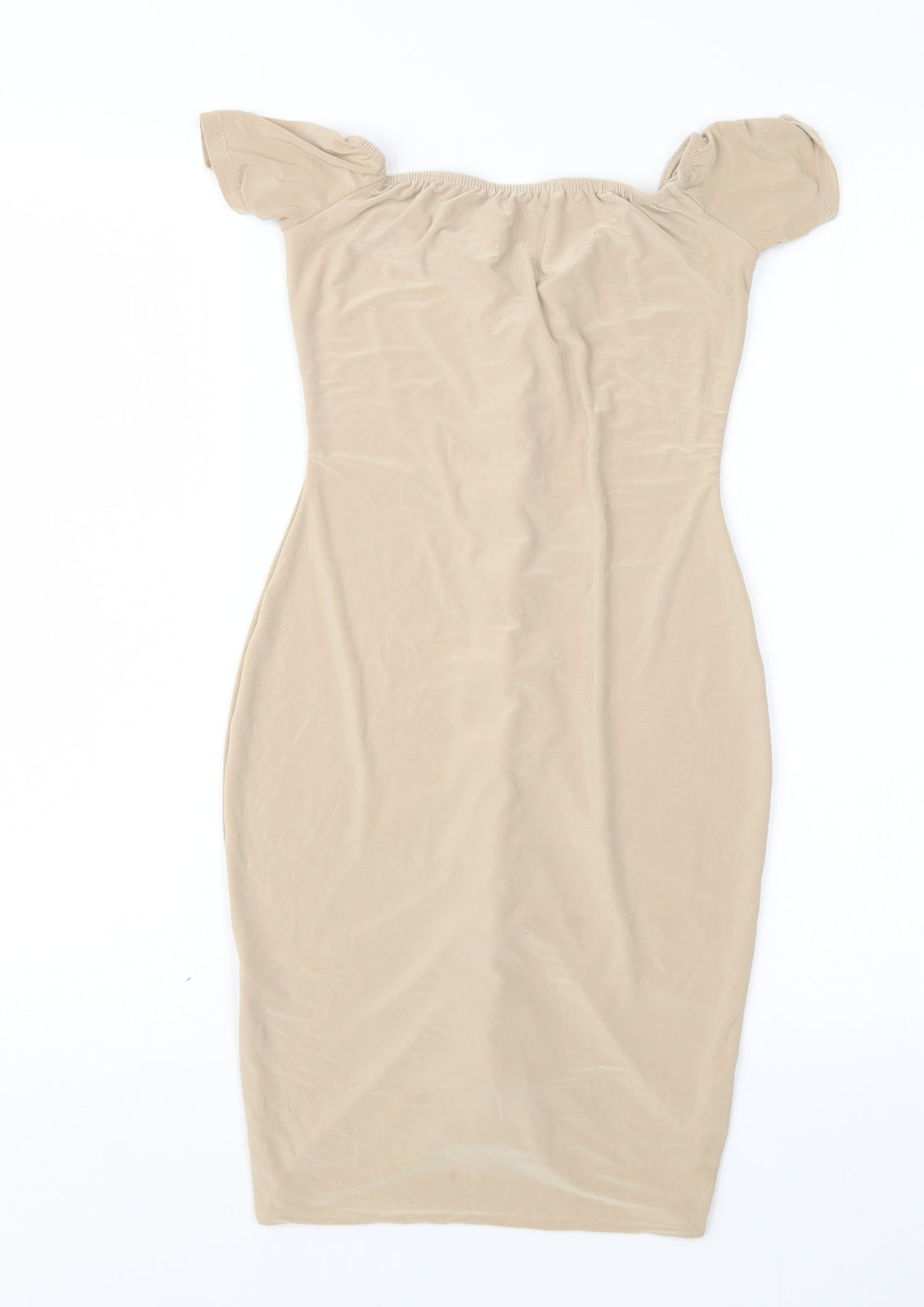 PRETTYLITTLETHING Womens Beige   Mini  Size 8