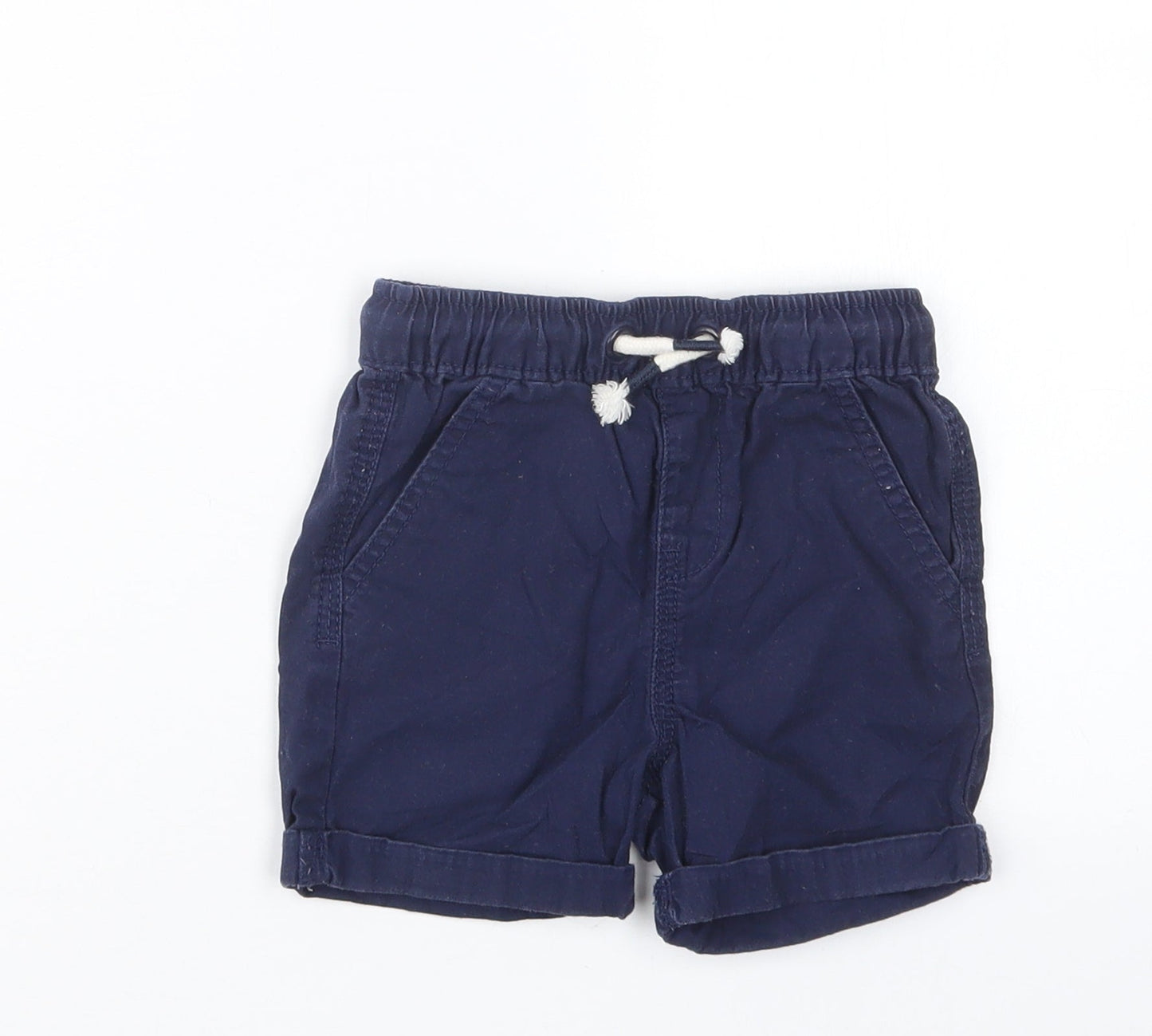 George Boys Blue   Cropped Trousers Size 12-18 Months