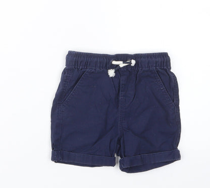 George Boys Blue   Cropped Trousers Size 12-18 Months