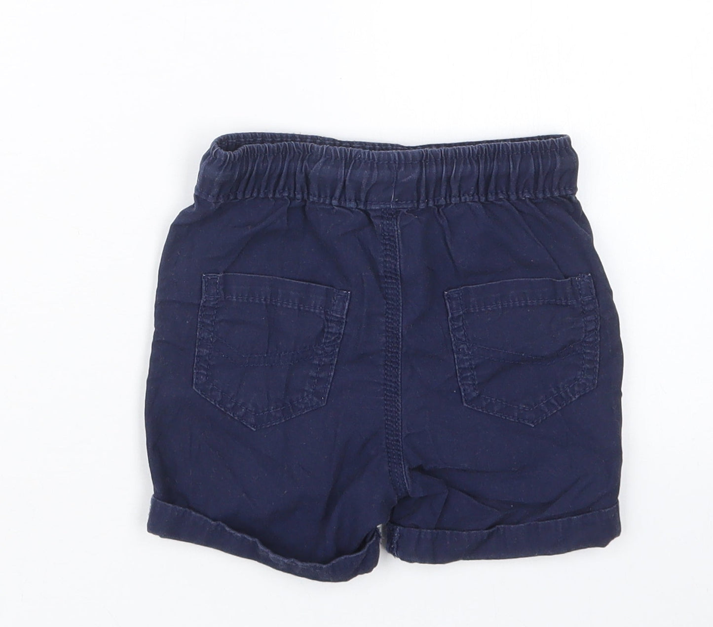 George Boys Blue   Cropped Trousers Size 12-18 Months