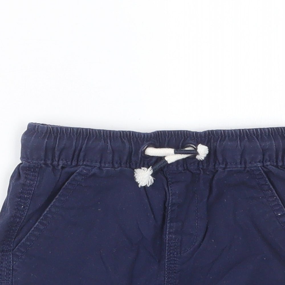 George Boys Blue   Cropped Trousers Size 12-18 Months