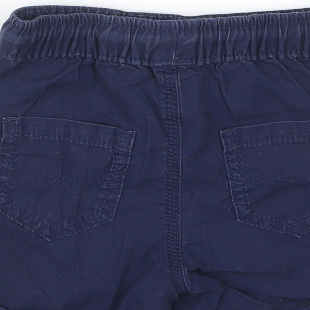 George Boys Blue   Cropped Trousers Size 12-18 Months