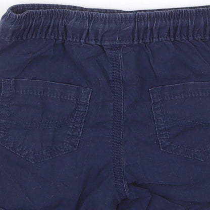 George Boys Blue   Cropped Trousers Size 12-18 Months