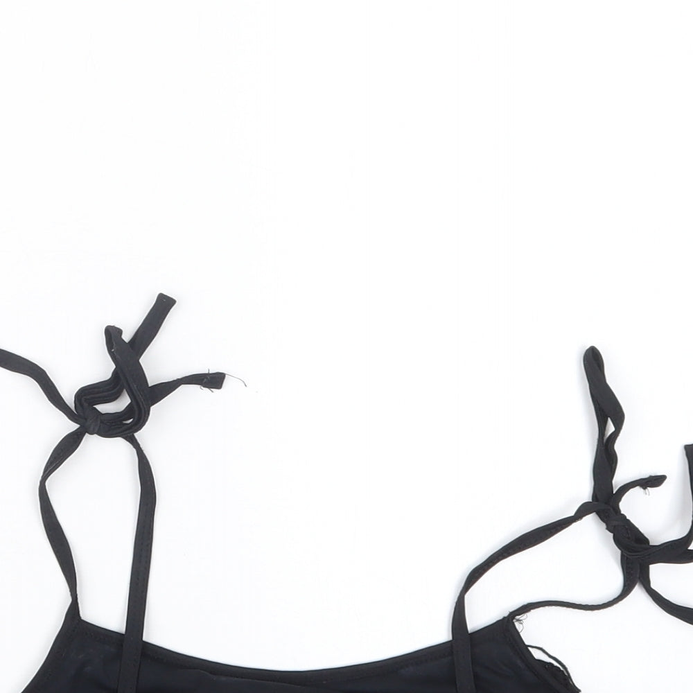 Primark Womens Black   Cropped T-Shirt Size 10