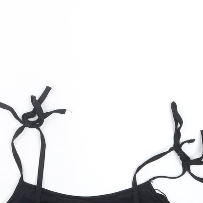 Primark Womens Black   Cropped T-Shirt Size 10