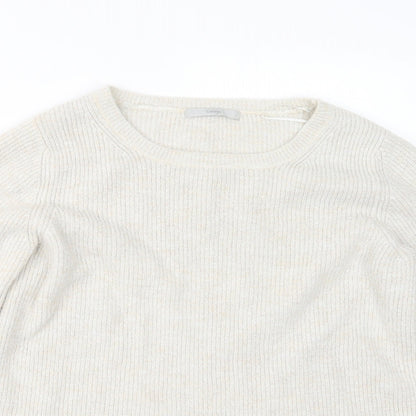 George Womens Beige  Knit Pullover Jumper Size 16
