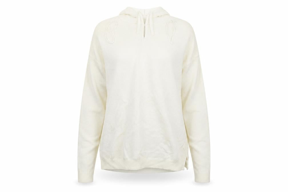 Womens UK Size M Peacocks Ivory Pullover Jumper