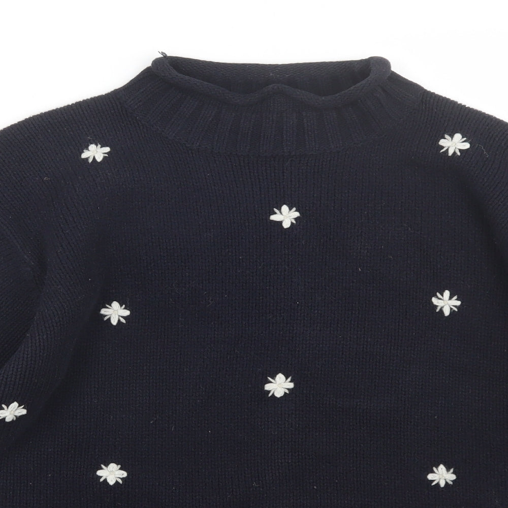 Womens UK Size M Neutral Territory Black Pullover Jumper