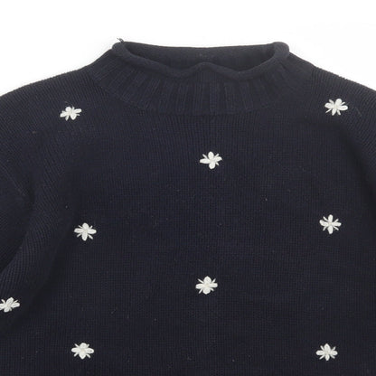 Womens UK Size M Neutral Territory Black Pullover Jumper