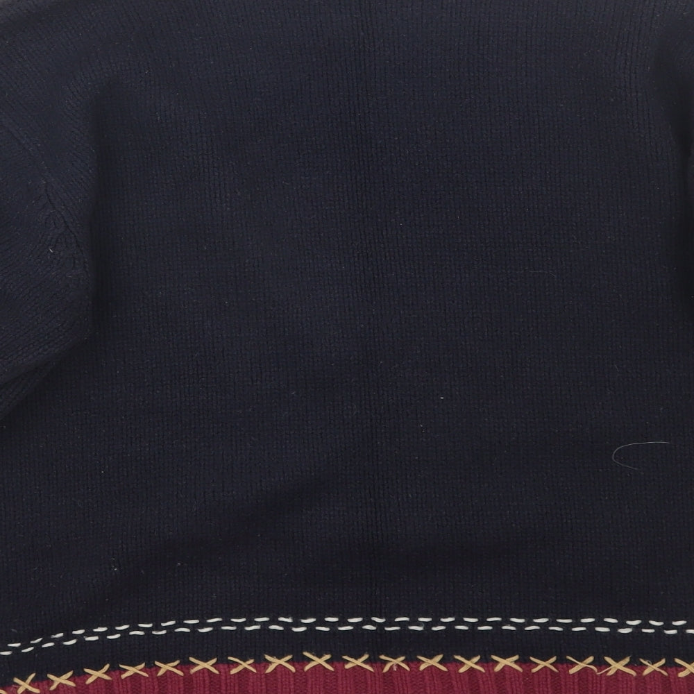 Womens UK Size M Neutral Territory Black Pullover Jumper