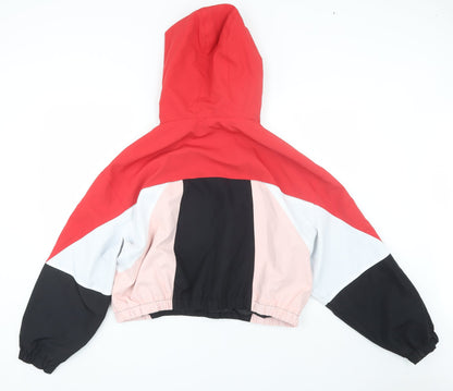 Topshop Womens Multicoloured Geometric  Jacket Coat Size M