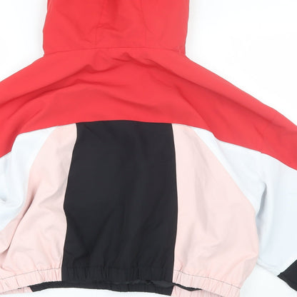 Topshop Womens Multicoloured Geometric  Jacket Coat Size M